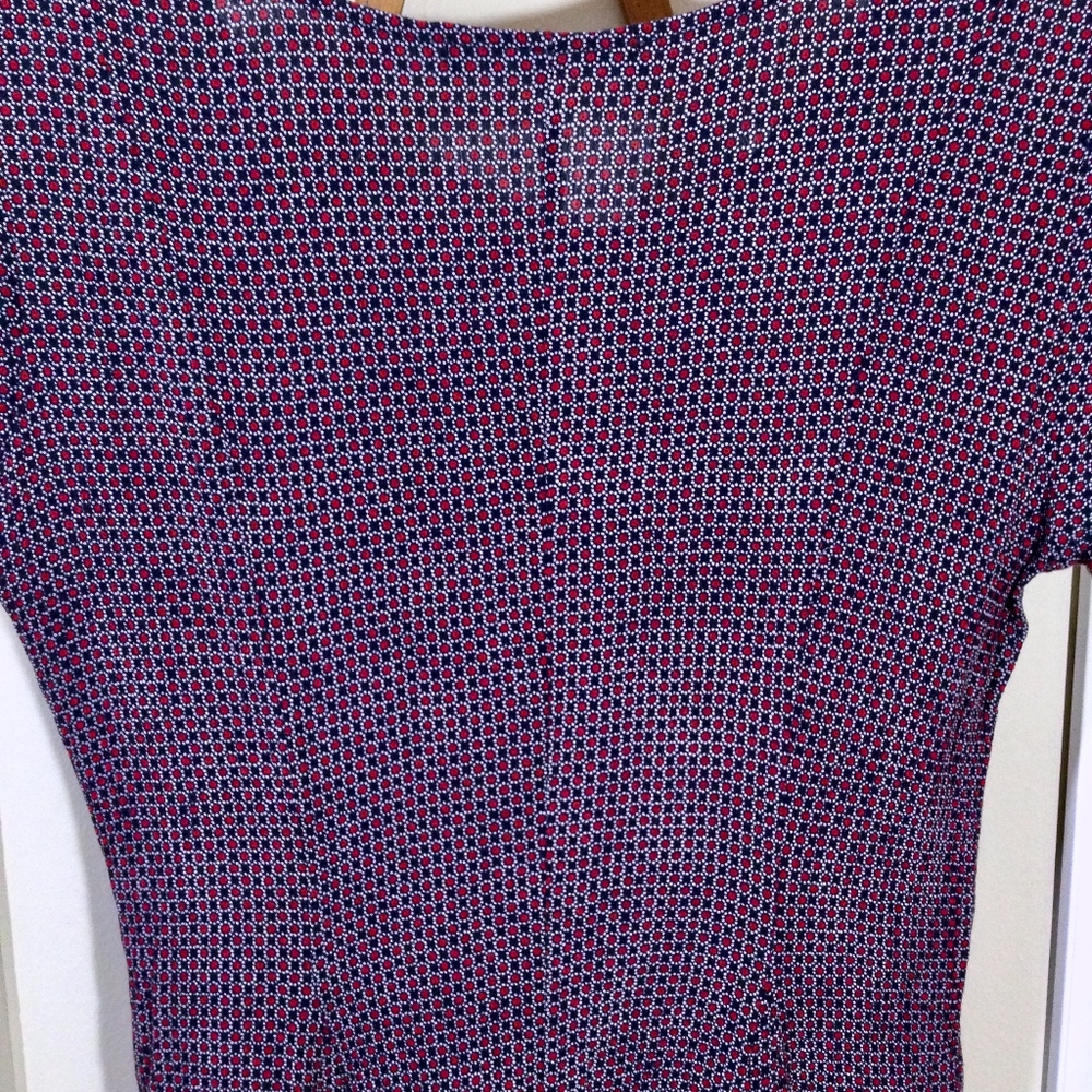 BRANDY MELVILLE Skater Dress Fits Blue Red Small - Picture 8 of 8